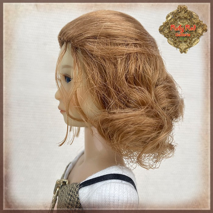 Wavy Brown Synthetic Wig for 12" Dolls (WD0022A)
