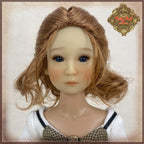 Wavy Brown Synthetic Wig for 12" Dolls (WD0022A)