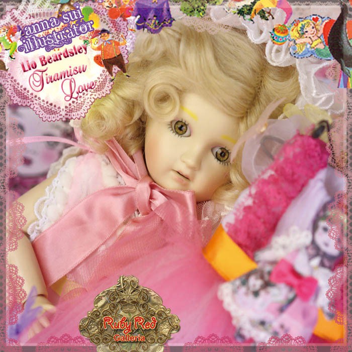 Anna Sui Illustrator - Lio Beardsley x RRG Bleuette, Tiramisu Love