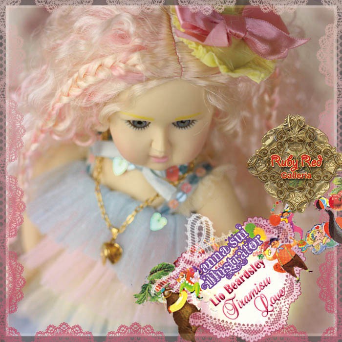 Anna Sui Illustrator - Lio Beardsley x RRG Bleuette, Tiramisu Love