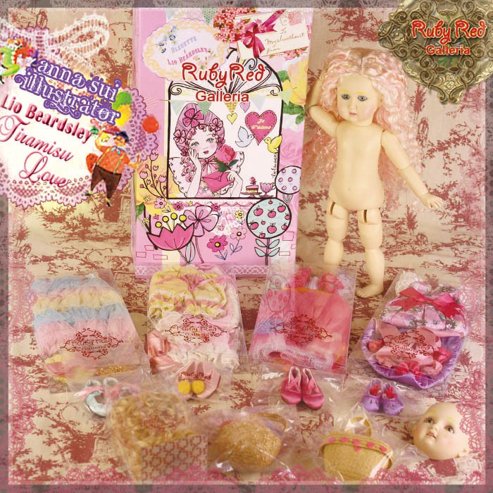 Anna Sui Illustrator - Lio Beardsley x RRG Bleuette, Tiramisu Love