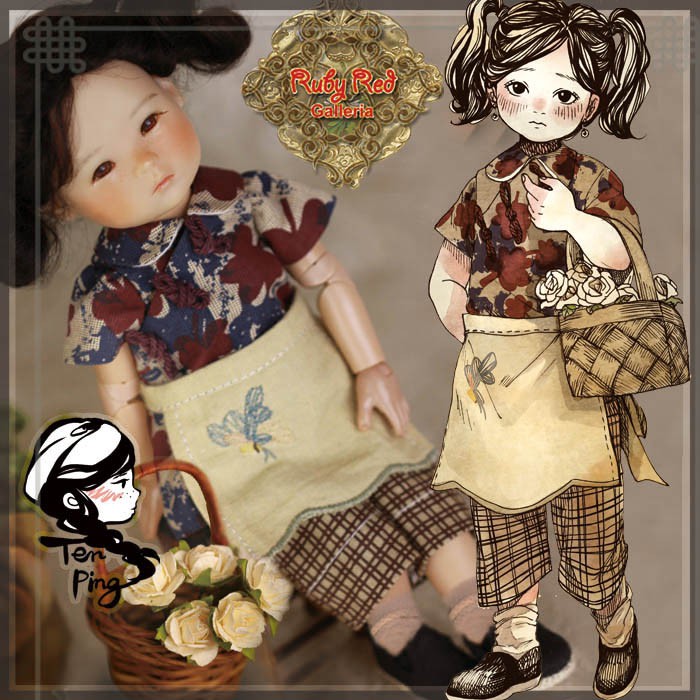 8" Ten Ping Work Wear Set (HC0004A)