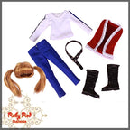 What a wonderful Bastille Day, Yasmin (with Wig) - Cloth Set (WC0002A)