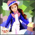 Parade on Independence Day of USA (no wig) - Cloth Set (WC0001A)