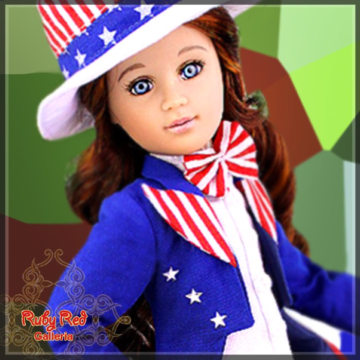 Parade on Independence Day of USA (no wig) - Cloth Set (WC0001A)
