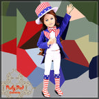 Parade on Independence Day of USA (no wig) - Cloth Set (WC0001A)