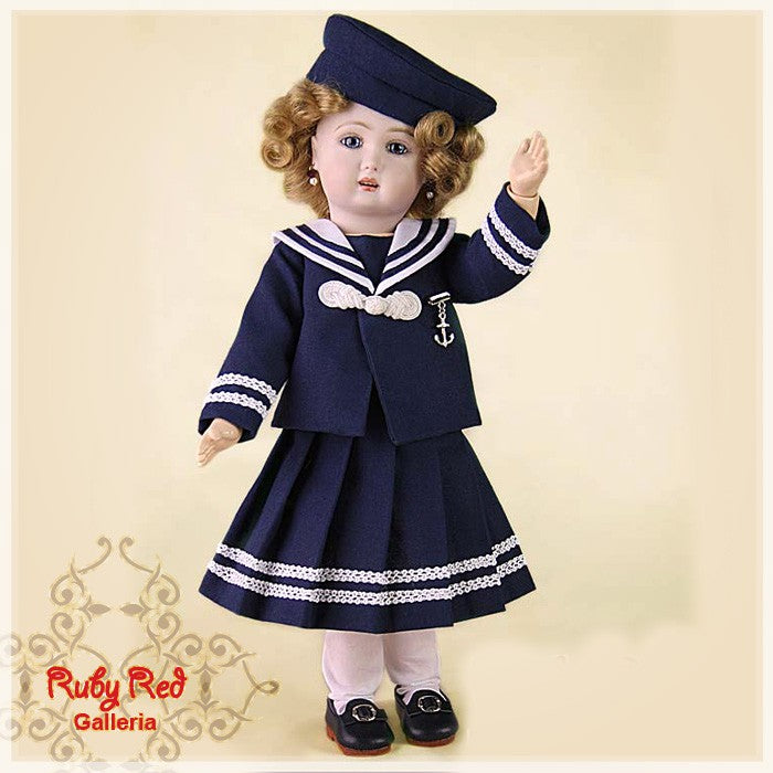Sailor Style Skirt Set for 11.5" Bleuette Doll (EC0001A)