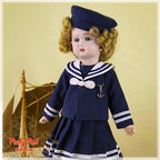 Sailor Style Skirt Set for 11.5" Bleuette Doll (EC0001A)