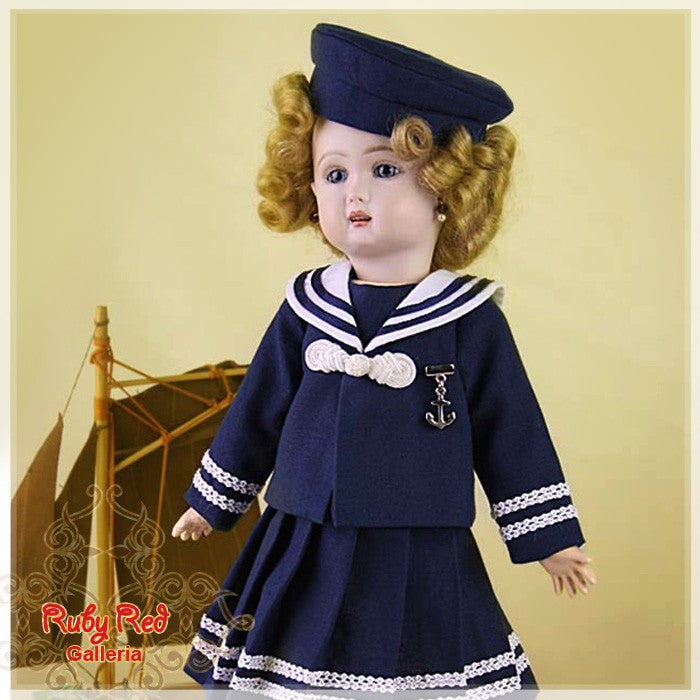 Sailor Style Skirt Set for 11.5" Bleuette Doll (EC0001A)