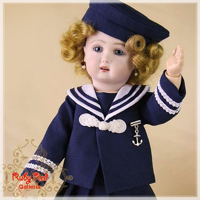 Sailor Style Skirt Set for 11.5" Bleuette Doll (EC0001A)