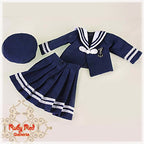 Sailor Style Skirt Set for 11.5" Bleuette Doll (EC0001A)