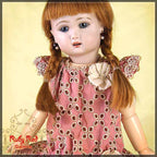 Emboridery Silk Dress for 11.5" Bleuette Doll (EC0005A)