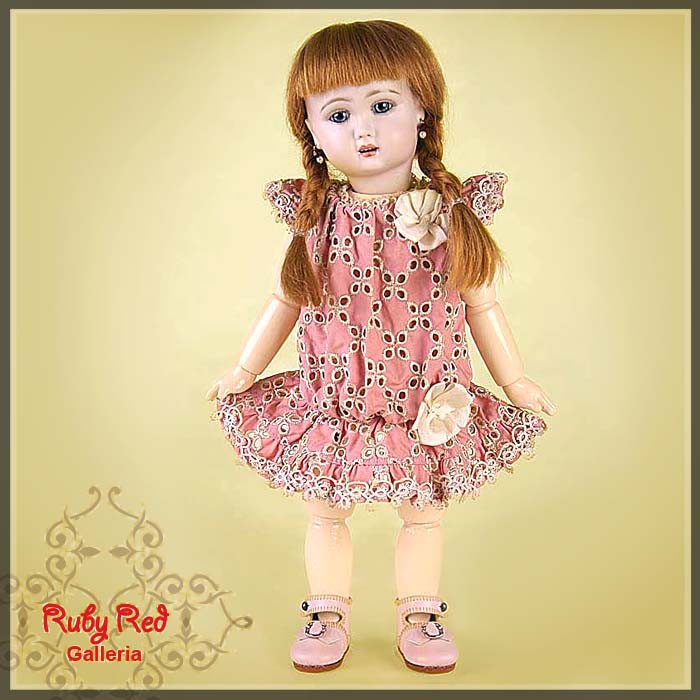 Emboridery Silk Dress for 11.5" Bleuette Doll (EC0005A)