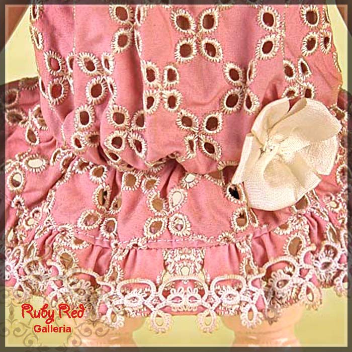 Emboridery Silk Dress for 11.5" Bleuette Doll (EC0005A)
