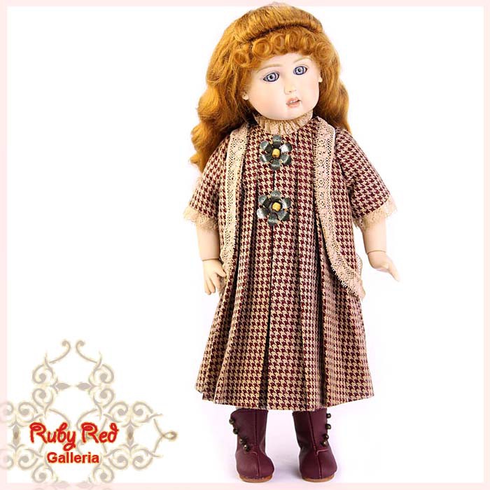 Houndstooth Dress for 11.5" Bleuette Doll (EC0010A)
