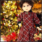 Christmas Outfit for 11.5" Bleuette Doll (EC0012A)