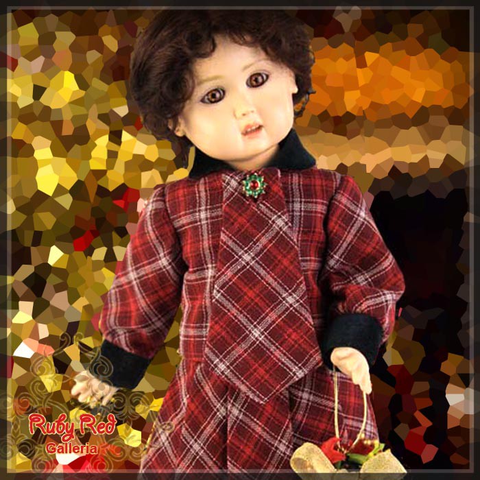 Christmas Outfit for 11.5" Bleuette Doll (EC0012A)