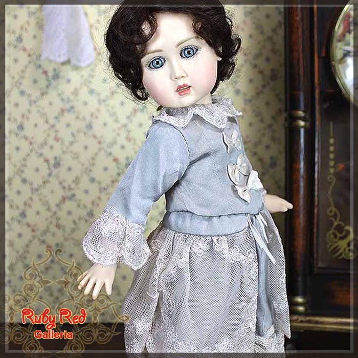 Ivory Full Dress Set for 11.5" Bleuette Doll (EC0013B)