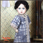 Full Coat Set & Wig for 11.5" Bleuette Cloth set (EC0014A)