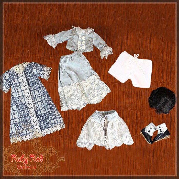 Coat & Dress Set for 11.5" Bleuette Doll (EC0015B)