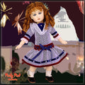 National USA Day Outfit & Wig for 11.5" Bleuette Doll (EC0018A)