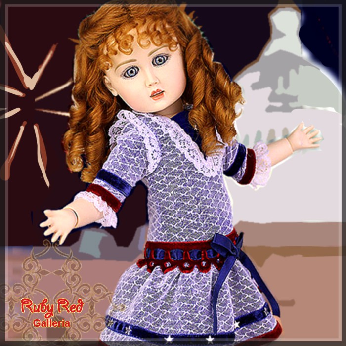 National USA Day Outfit & Wig for 11.5" Bleuette Doll (EC0018A)