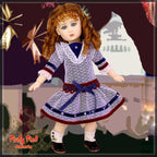 National USA Day Dress for 11.5" Bleuette Dolls (EC0018B)