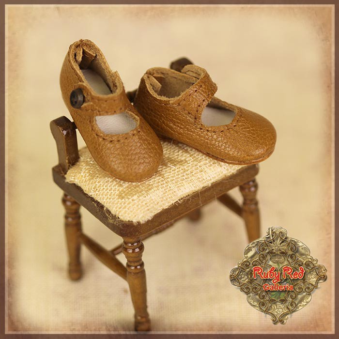 Real Leather Maryjane for 8" Dolls (HH0002B)