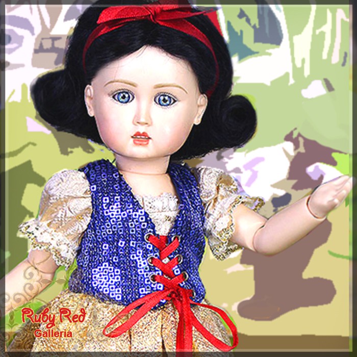 Classic Princess Dress & Wig for 11.5" Bleuette Doll (EC0020A)