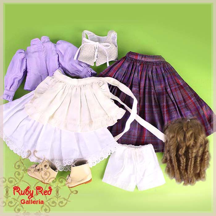 Gracious Amethyst Outfit & Wig for 11.5" Doll (EC0021A)