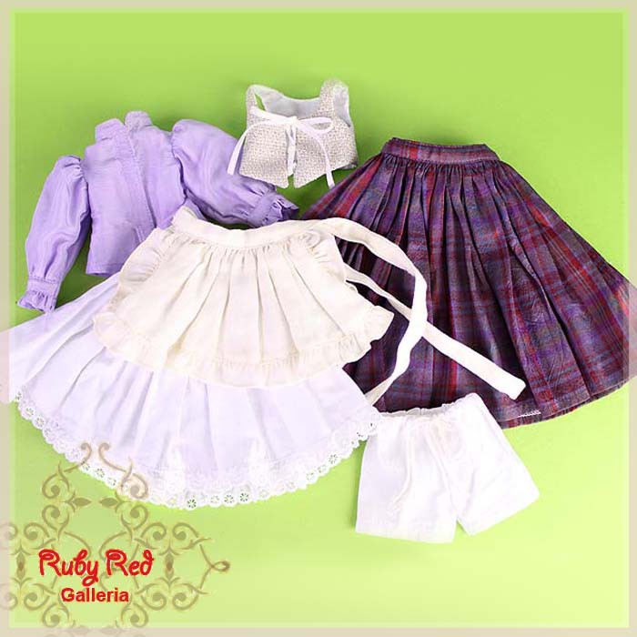 Gracious Amethyst Outfit for 11.5" Bleuette Doll (EC0021B)