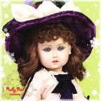 Velvet Royal Purple Outfit for 11.5" Bleuette Doll (EC0023B)