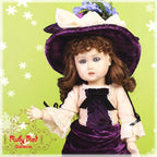 Velvet Royal Purple Outfit for 11.5" Bleuette Doll (EC0023B)
