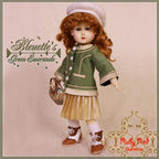 Green Emerald Outfit for 11.5" Bleuette Doll (EC0027B)