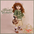 Green Emerald Outfit for 11.5" Bleuette Doll (EC0027B)