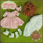 Amiable Pink Outfit & Wig for 11.5" Bleuette Doll (EC0028A)