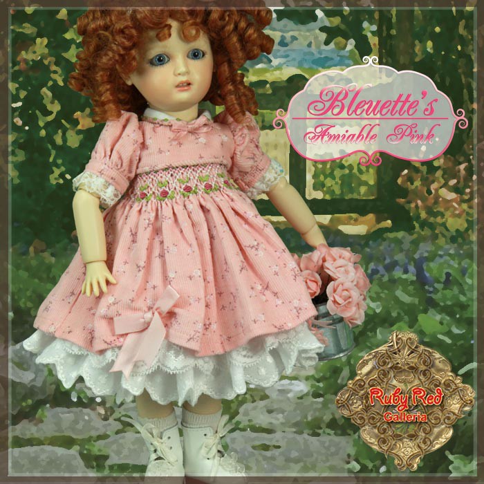 Amiable Pink Outfit for 11.5" Bleuette Doll (EC0028B)