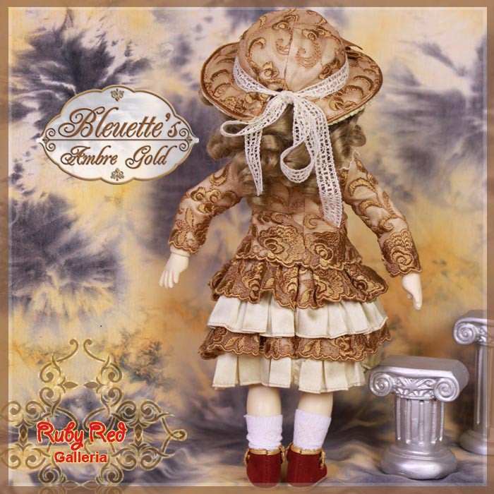 Ambre Gold Outfit for 11.5" Bleuette Doll (EC0029B)