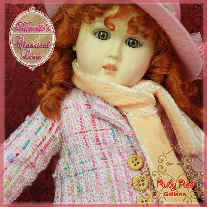 Classical Love Outfit & Wig for 11.5" Bleuette Doll (EC0030A)