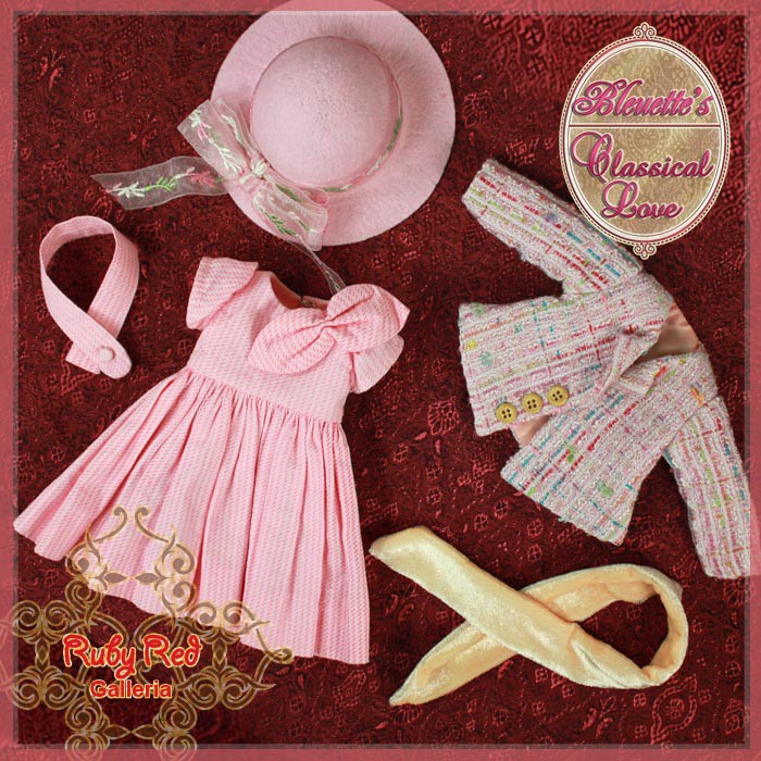 Classical Love Outfit for 11.5" Bleuette Doll (EC0030B)