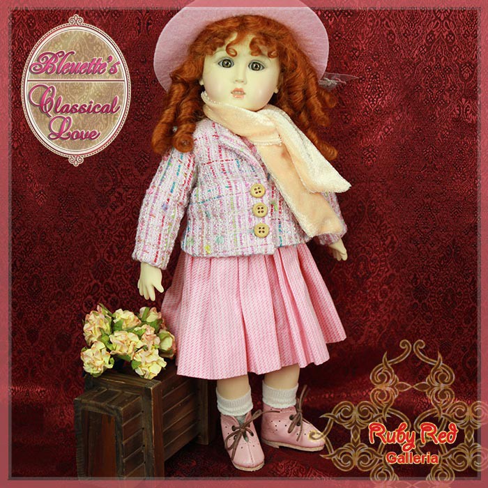 Classical Love Outfit for 11.5" Bleuette Doll (EC0030B)