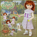 Tennis Outfit & Wig for 11.5" Bleuette Doll (EC0032A)
