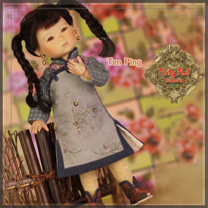8" Ten Ping Winter Outfit - Dress style (HC0008A)
