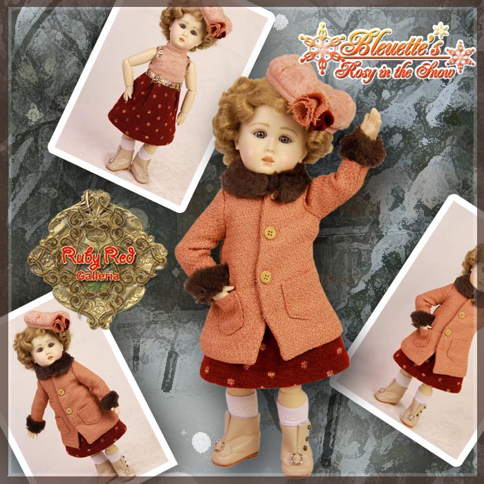 Snow Day Outfit & Wig for 11.5" Bleuette Doll Cloth (EC0033A)