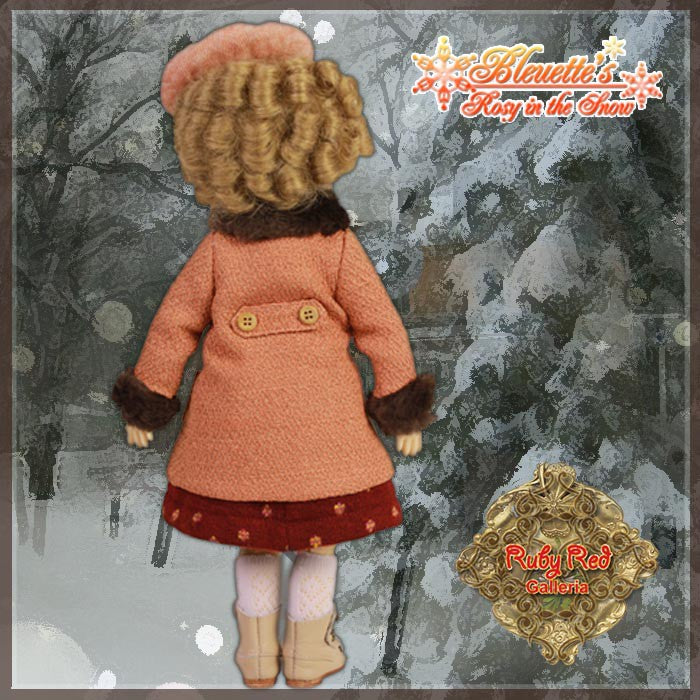 Snow Day Outfit & Wig for 11.5" Bleuette Doll Cloth (EC0033A)