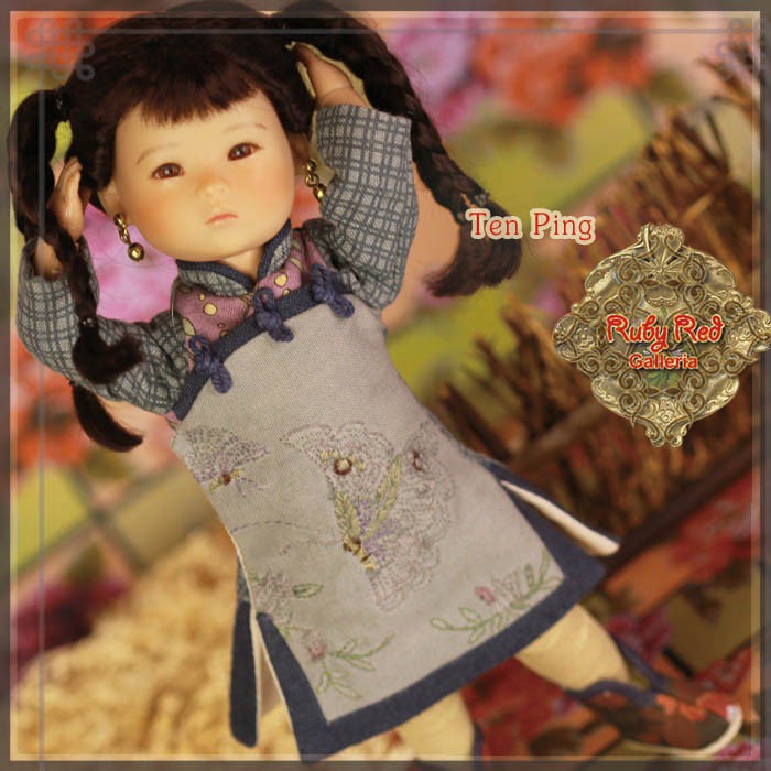 8" Ten Ping Winter Outfit - Dress style (HC0008A)