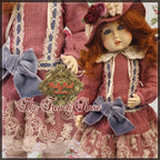 The French Rose Outfit & Wig for 11.5" Bleuette Doll (EC0034A)