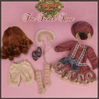 The French Rose Outfit & Wig for 11.5" Bleuette Doll (EC0034A)