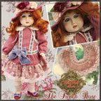 The French Rose Outfit for 11.5" Bleuette Doll (EC0034B)