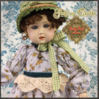 Golden Bells Outfit & Wig for 11.5" Bleuette Doll (EC0035A)